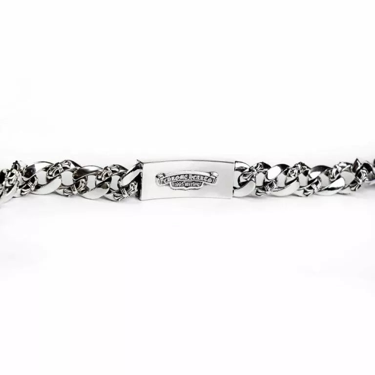 Chrome-Hearts DAGGER ID FANCY LINK CLIP BRACELET -6