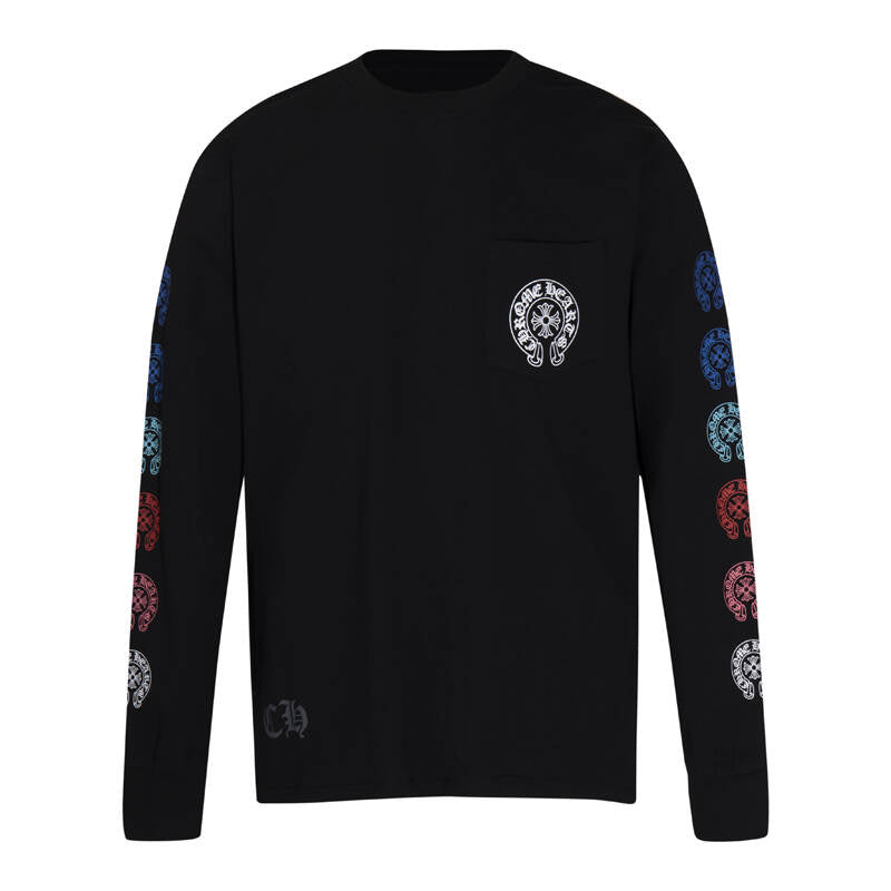CHROME-HEARTS Men's Long-Sleeve T-shirt Sweatshirt K8009